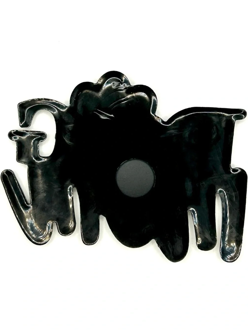 Dog Mom Rubber Charm for Bogg Bag Tote Beach Pool Boat Bag Accessory Black White